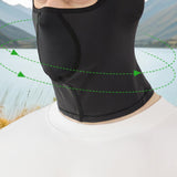 Maxbell Balaclava Face Mask Protection Adults Neck Gaiter for Fishing Outdoor Riding No Glasses Hole
