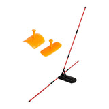 Maxbell Golf Alignment Stick Holder Gift Practice Rod for Indoor Golfing Course Yard