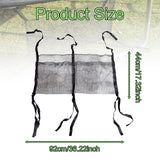 Maxbell Trampoline Shoes Storage Bag Portable Easy Setup Trampoline Storage Mesh Bag 2 Pockets