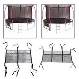 Maxbell Trampoline Shoes Storage Bag Portable Easy Setup Trampoline Storage Mesh Bag 2 Pockets