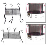 Maxbell Trampoline Shoes Storage Bag Portable Easy Setup Trampoline Storage Mesh Bag 2 Pockets
