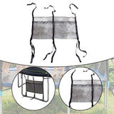 Maxbell Trampoline Shoes Storage Bag Portable Easy Setup Trampoline Storage Mesh Bag 2 Pockets
