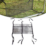 Maxbell Trampoline Shoes Storage Bag Portable Easy Setup Trampoline Storage Mesh Bag 2 Pockets