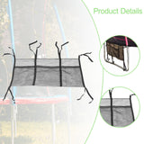 Maxbell Trampoline Shoes Storage Bag Portable Easy Setup Trampoline Storage Mesh Bag 3 Pockets