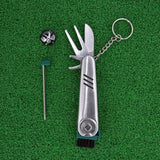 Maxbell Golf Divot Tool Souvenir Present Golf Pitch Fork for Gifts Exercise Training
