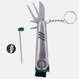 Maxbell Golf Divot Tool Souvenir Present Golf Pitch Fork for Gifts Exercise Training