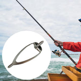 Maxbell Fishing Rod Guide Lightweight Double Foot Pole Guide for Fishing Replacement 30mm