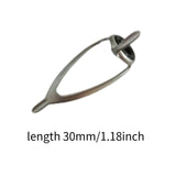 Maxbell Fishing Rod Guide Lightweight Double Foot Pole Guide for Fishing Replacement 30mm