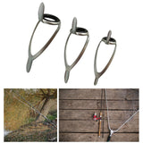 Maxbell Fishing Rod Guide Lightweight Double Foot Pole Guide for Fishing Replacement 30mm