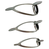 Maxbell Fishing Rod Guide Lightweight Double Foot Pole Guide for Fishing Replacement 30mm