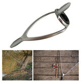 Maxbell Fishing Rod Guide Lightweight Double Foot Pole Guide for Fishing Replacement 35mm