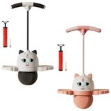 Maxbell Pogo Jump Ball Kids Adults High Jumping Toy for Body Training Outdoor Indoor White