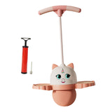 Maxbell Pogo Jump Ball Kids Adults High Jumping Toy for Body Training Outdoor Indoor Pink