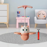 Maxbell Pogo Jump Ball Kids Adults High Jumping Toy for Body Training Outdoor Indoor Pink