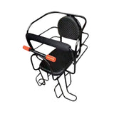 Maxbell Rear Kid's Bike Seat Children Rear Mount Baby Bike Seat for Most Adults Bike black