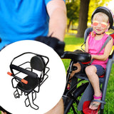 Maxbell Rear Kid's Bike Seat Children Rear Mount Baby Bike Seat for Most Adults Bike black