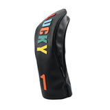 Maxbell Golf Club Head Cover Easy to Use Golf Wood Headcover for Golf Courses Adults Black DR 32cmx15cm