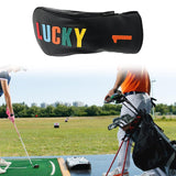 Maxbell Golf Club Head Cover Easy to Use Golf Wood Headcover for Golf Courses Adults Black DR 32cmx15cm