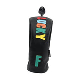 Maxbell Golf Club Head Cover Easy to Use Golf Wood Headcover for Golf Courses Adults Black FW 26cmx11cm