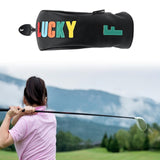 Maxbell Golf Club Head Cover Easy to Use Golf Wood Headcover for Golf Courses Adults Black FW 26cmx11cm