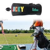 Maxbell Golf Club Head Cover Easy to Use Golf Wood Headcover for Golf Courses Adults Black FW 26cmx11cm