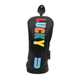 Maxbell Golf Club Head Cover Easy to Use Golf Wood Headcover for Golf Courses Adults Black UT 24cmx10cm