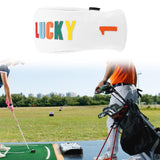 Maxbell Golf Club Head Cover Easy to Use Golf Wood Headcover for Golf Courses Adults White DR 32cmx15cm