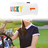 Maxbell Golf Club Head Cover Easy to Use Golf Wood Headcover for Golf Courses Adults White DR 32cmx15cm