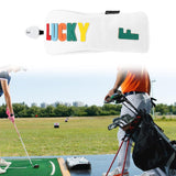 Maxbell Golf Club Head Cover Easy to Use Golf Wood Headcover for Golf Courses Adults White FW 26cmx11cm