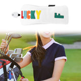 Maxbell Golf Club Head Cover Easy to Use Golf Wood Headcover for Golf Courses Adults White FW 26cmx11cm