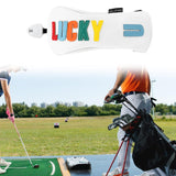 Maxbell Golf Club Head Cover Easy to Use Golf Wood Headcover for Golf Courses Adults White UT 24cmx10cm