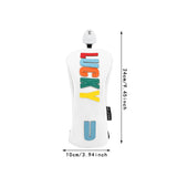 Maxbell Golf Club Head Cover Easy to Use Golf Wood Headcover for Golf Courses Adults White UT 24cmx10cm