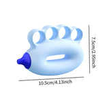 Maxbell Kids Hand Grip Strengthener Ergonomic Multiple Resistance Levels Finger Tool blue