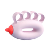 Maxbell Kids Hand Grip Strengthener Ergonomic Multiple Resistance Levels Finger Tool pink