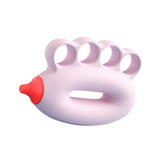 Maxbell Kids Hand Grip Strengthener Ergonomic Multiple Resistance Levels Finger Tool pink