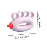 Maxbell Kids Hand Grip Strengthener Ergonomic Multiple Resistance Levels Finger Tool pink