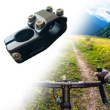 Maxbell 22.2 mm Bike Stem Lightweight Black Versatile Aluminum Alloy Handlebar Mount