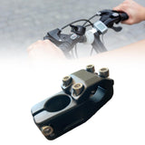 Maxbell 22.2 mm Bike Stem Lightweight Black Versatile Aluminum Alloy Handlebar Mount