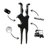 Maxbell Golf Divot Repair Tool Portable Compact Sturdy Golf Accessories Club Holder