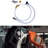 Maxbell Hydraulic Steering Bleed Kit with Clamps Boat Bleed Kit Fill Kit for Boats