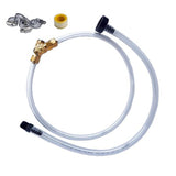 Maxbell Hydraulic Steering Bleed Kit with Clamps Boat Bleed Kit Fill Kit for Boats