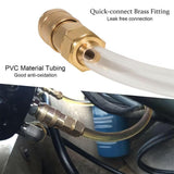 Maxbell Hydraulic Steering Bleed Kit with Clamps Boat Bleed Kit Fill Kit for Boats