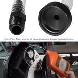 Maxbell Hydraulic Steering Bleed Kit with Clamps Boat Bleed Kit Fill Kit for Boats