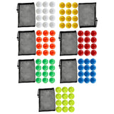 Maxbell 12Pcs Outdoor Pickleballs 26 Holes Portable with Storage Bag for Competition White