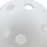 Maxbell 12Pcs Outdoor Pickleballs 26 Holes Portable with Storage Bag for Competition White