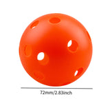 Maxbell 12Pcs Outdoor Pickleballs 26 Holes Portable with Storage Bag for Competition Orange