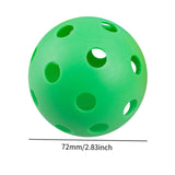 Maxbell 12Pcs Outdoor Pickleballs 26 Holes Portable with Storage Bag for Competition Green
