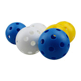 Maxbell 12Pcs Outdoor Pickleballs 26 Holes Portable with Storage Bag for Competition Blue