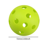 Maxbell 12Pcs Outdoor Pickleballs 26 Holes Portable with Storage Bag for Competition Yellow Green