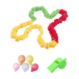 Maxbell Kids Cooperative Stretchy Band Creative Entertainment Toy Outdoor Rally Ring 1.8m